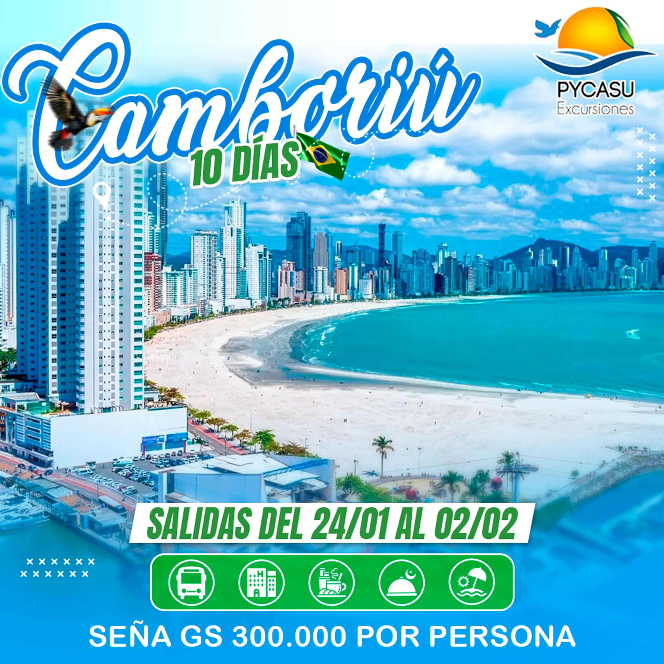Camboriu 10 días 2026