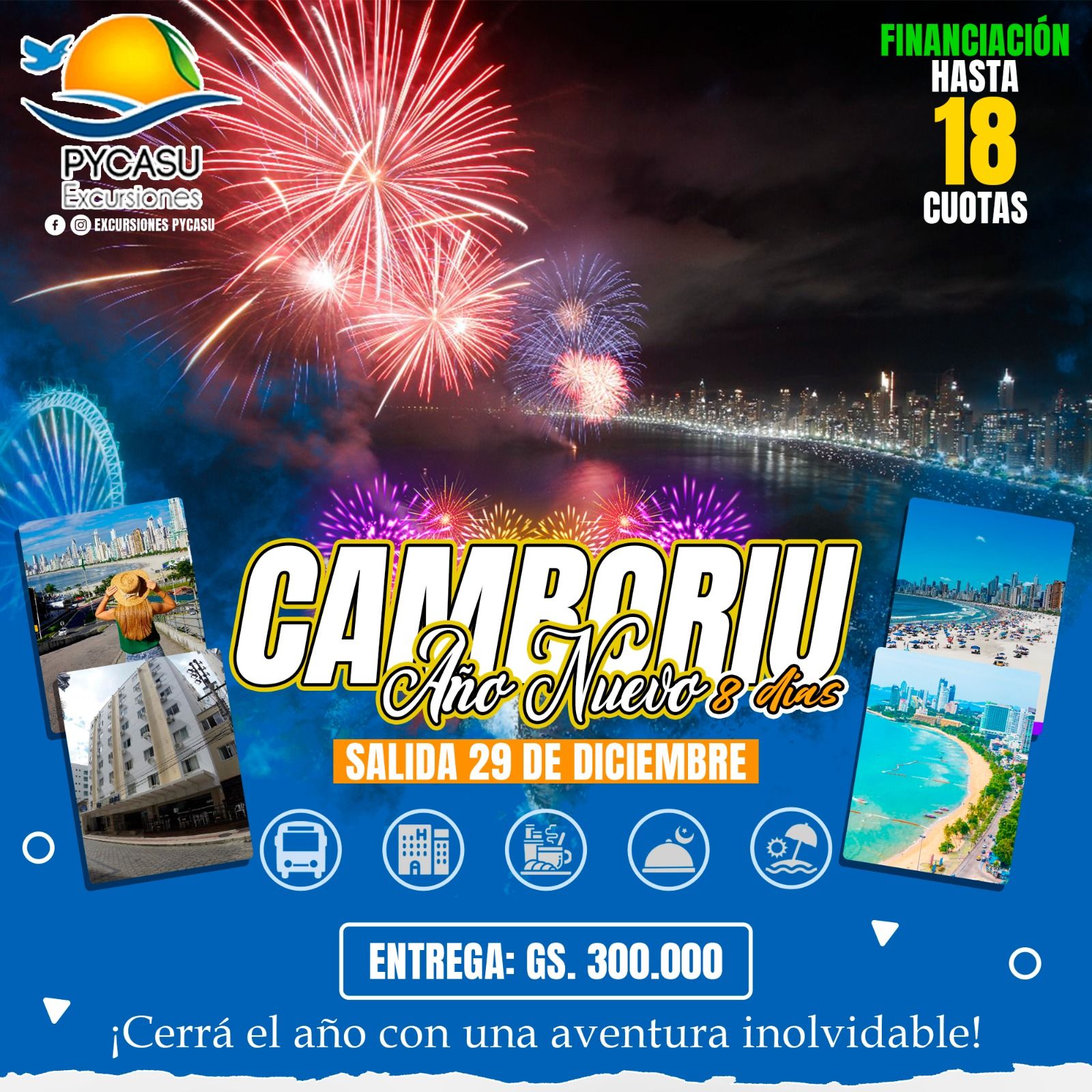 Camboriu año nuevo 2026
