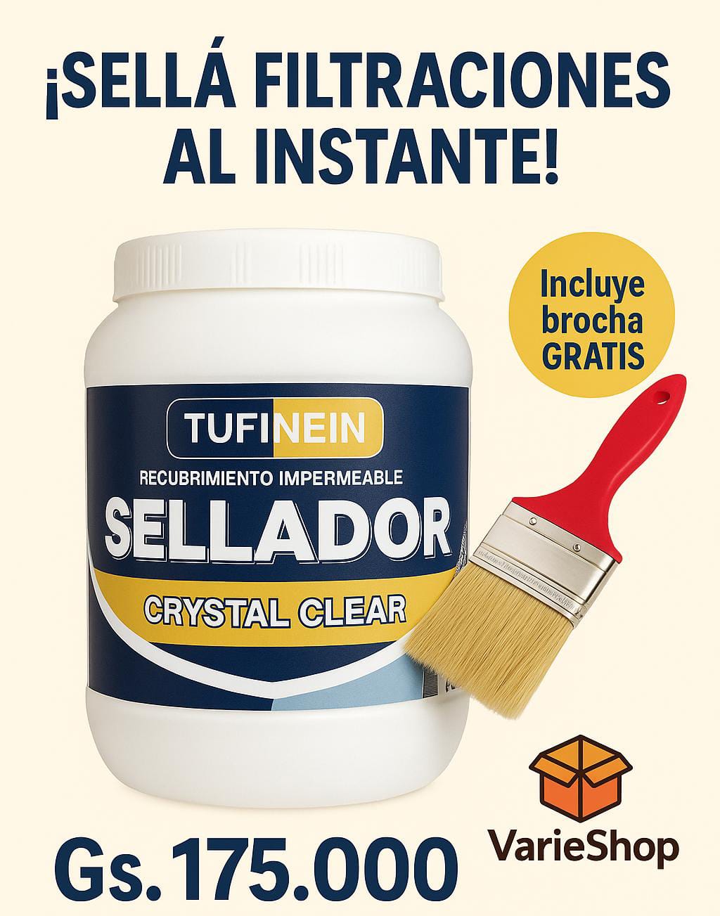 Tufinein Crystal Clear Sellador