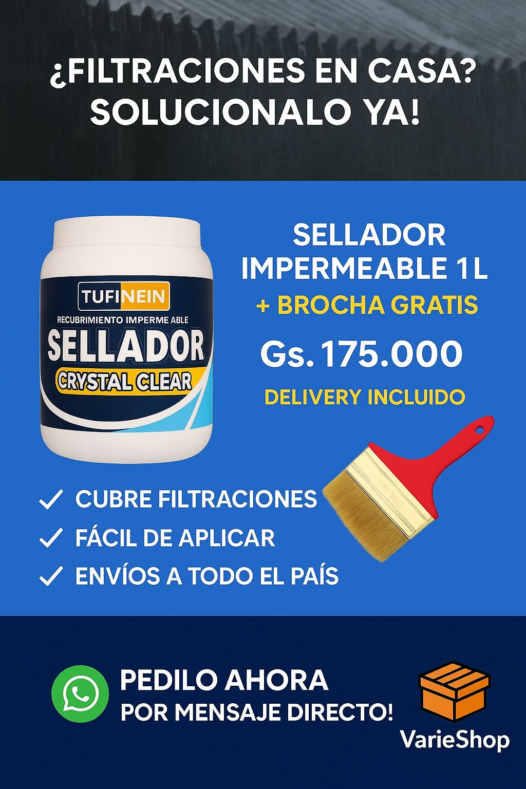 Tufinein Crystal Clear Sellador