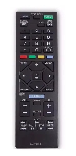 CONTROL PARA TV SONY BRAVIA LED Y LCD