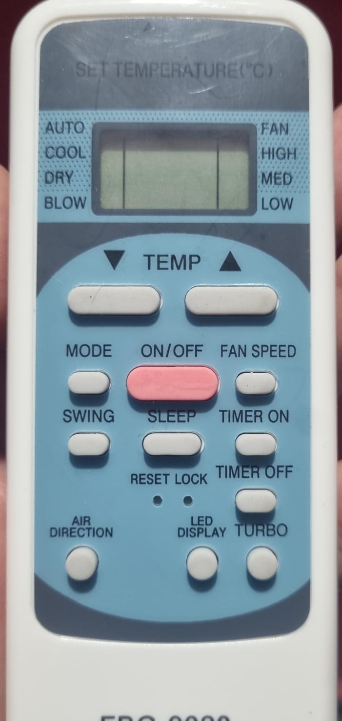 CONTROL REMOTO PARA A/A UNIVERSAL