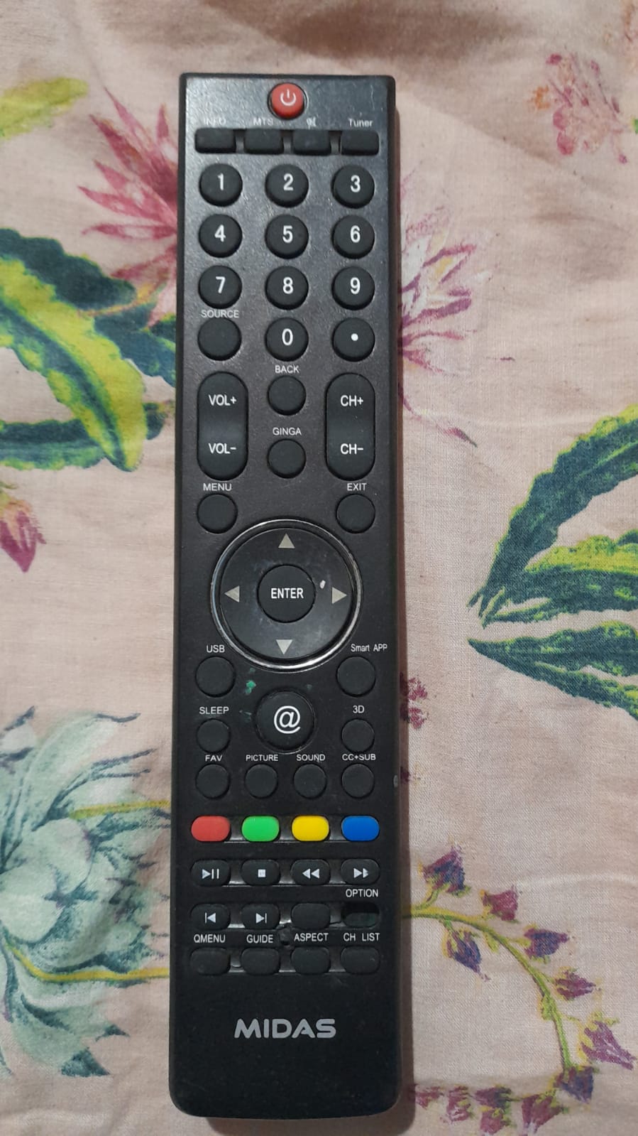 CONTOL DE TV MIDAS SMART