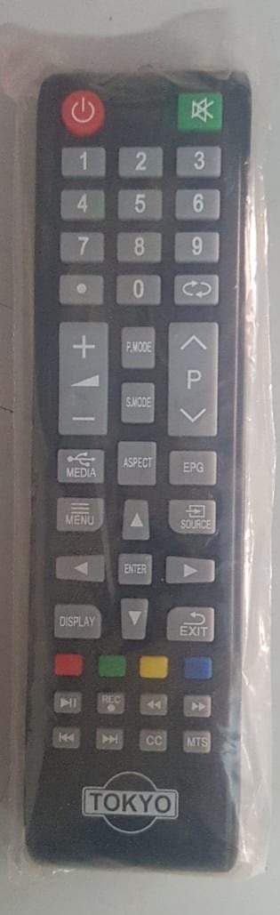 CONTROL  PARA TV LED TOKYO