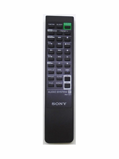 CONTROL REMOTO ORIGINAL PARA EQ DE SONIDO SONY   RM-S71 "