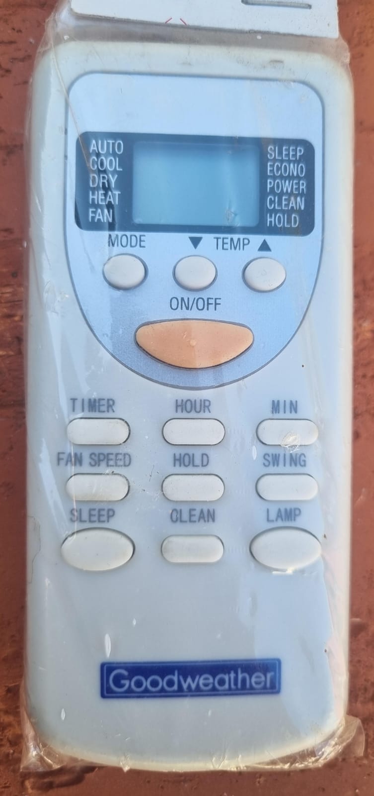 CONTROL REMOTO PARA AIRE ACONDICIONADO GOODWHEATHER