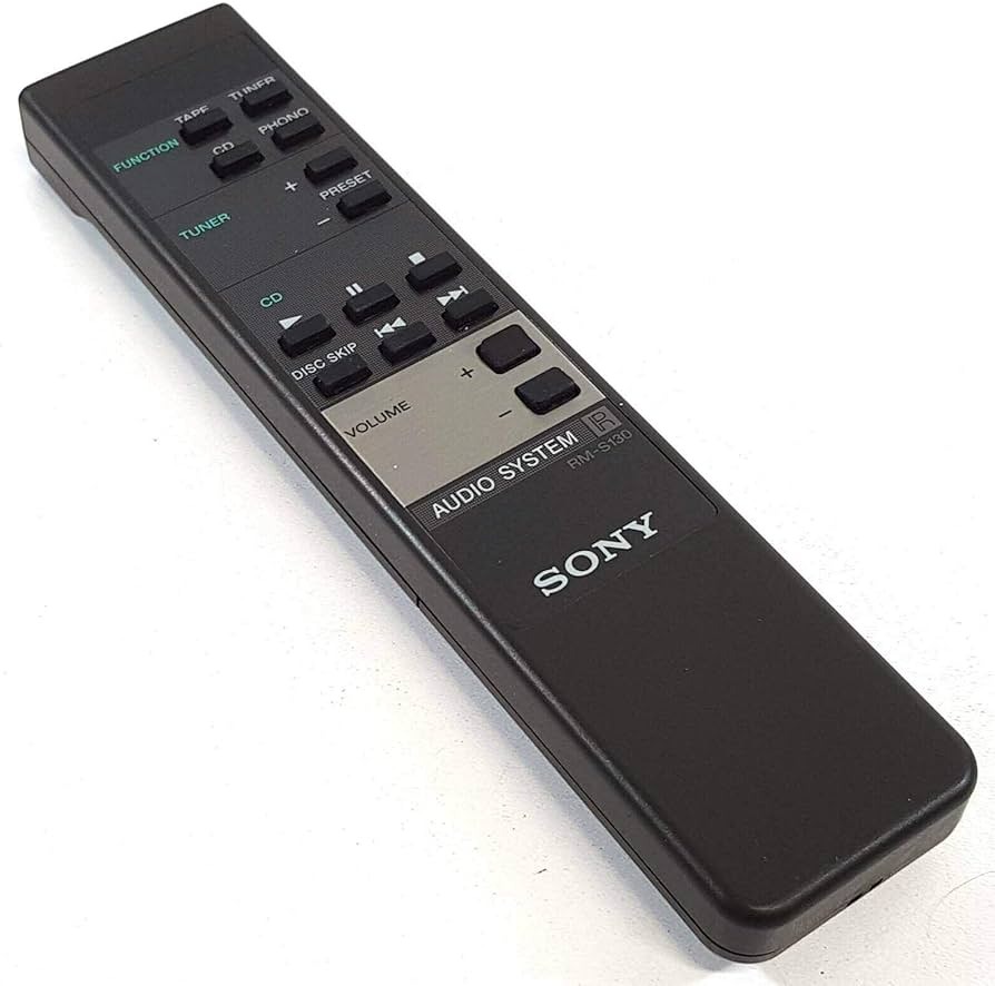 Control remoto para eq de sonido  SONY RM-S130