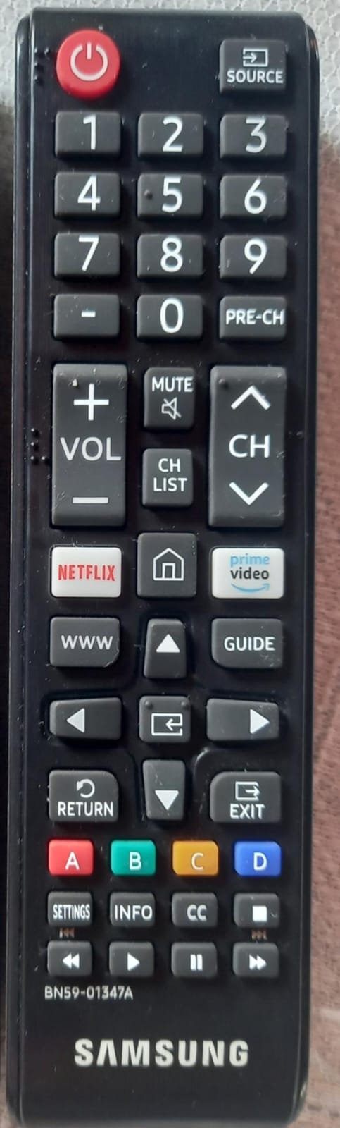 CONTROL REMOTO PARA TV SAMSUNG SMART