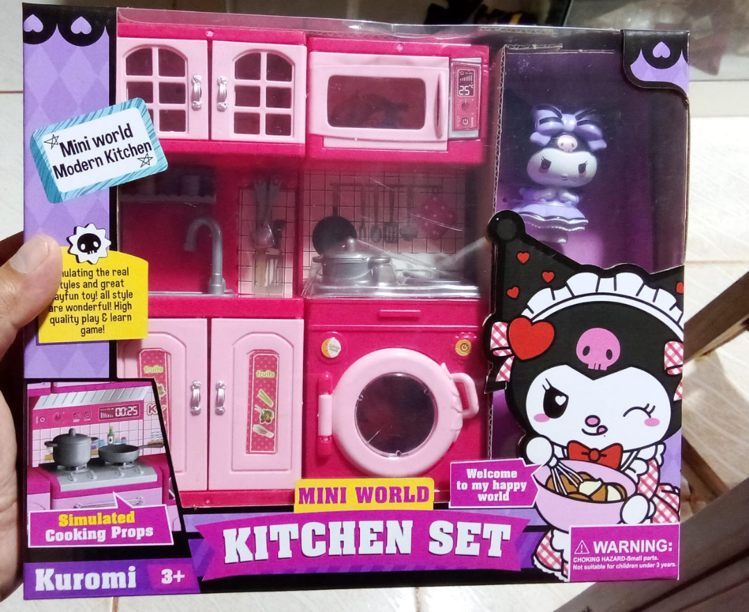 ✨ Mini Cocina Kuromi - Set de Juguete ✨