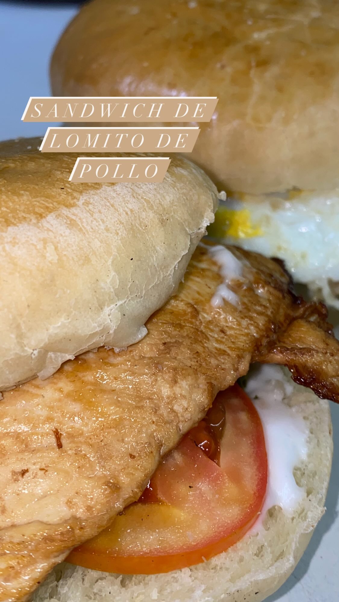 🥪 Sándwich de Lomito de Pollo