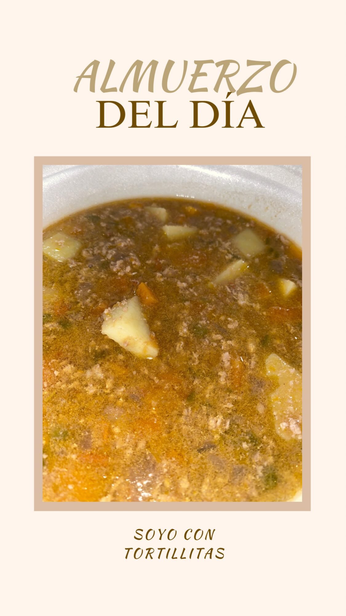 🥣 Soyo con Tortillitas