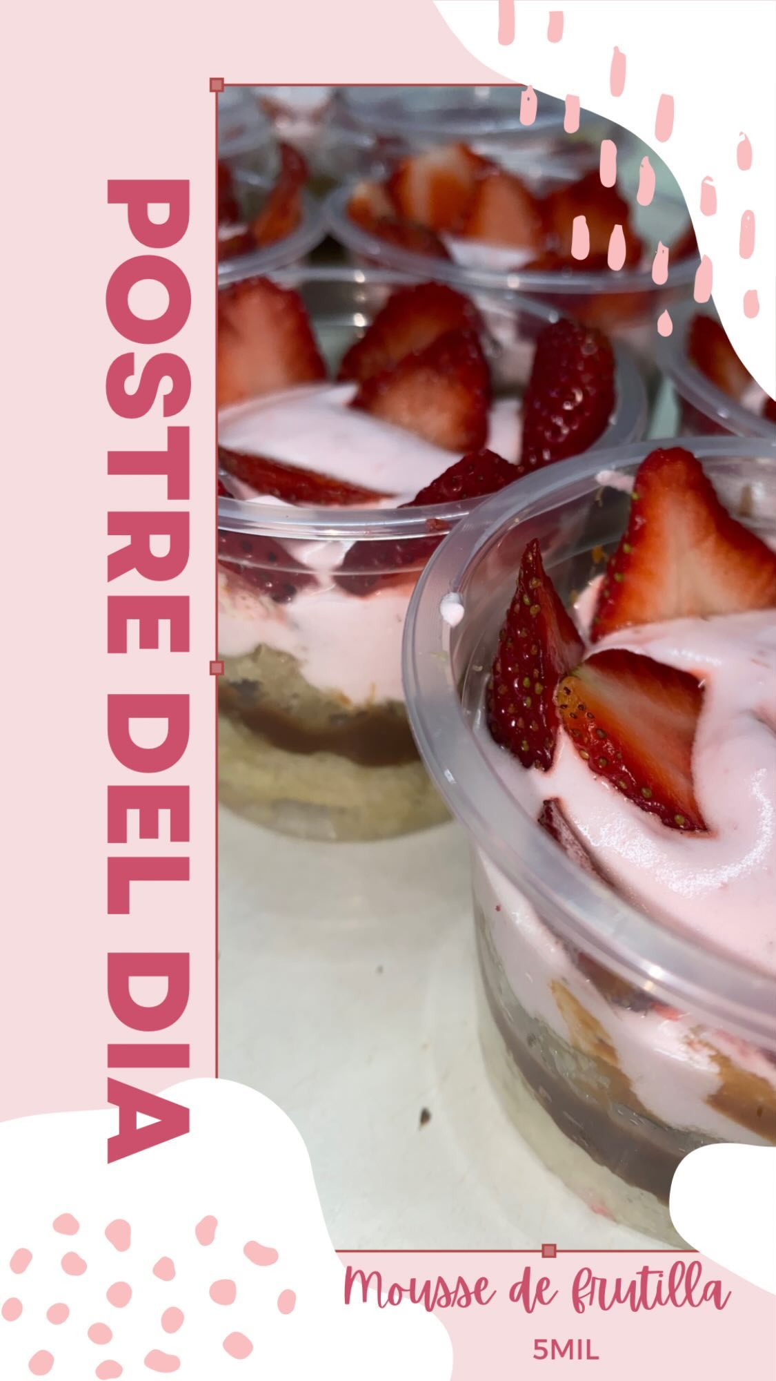 Mousse de frutilla 😍