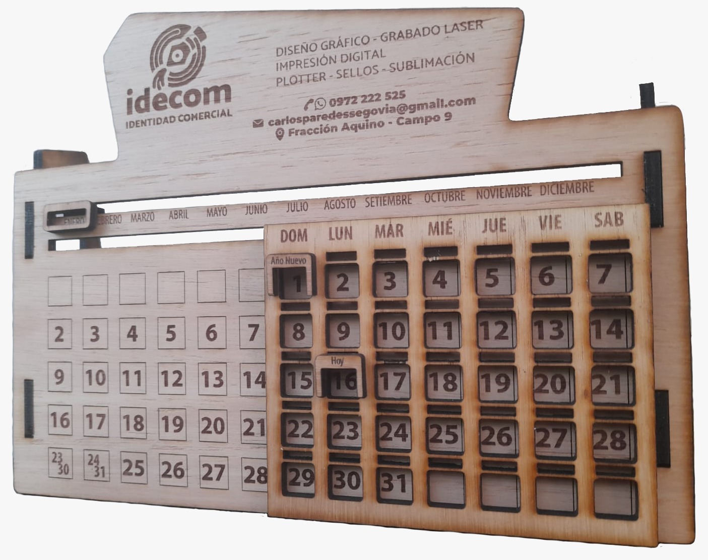 CALENDARIO PERPETUO PERSONALIZADO