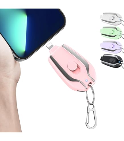 Mini Llavero Cargador Portátil para iPhone