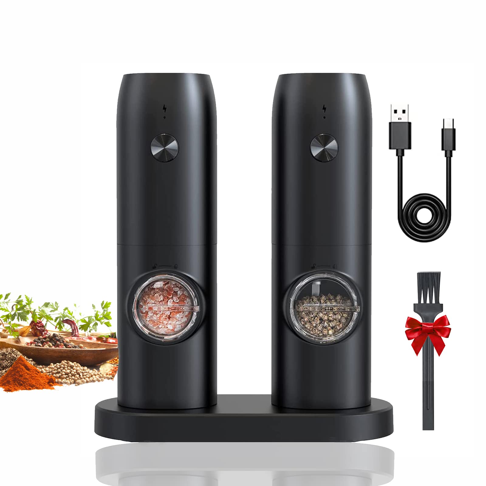 Moledor Eléctrico de Sal y Pimienta Sate