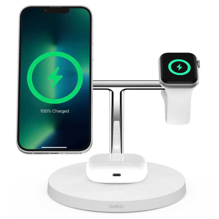CARGADOR INALAMBRICO PARA IPHONE 3- IN -1