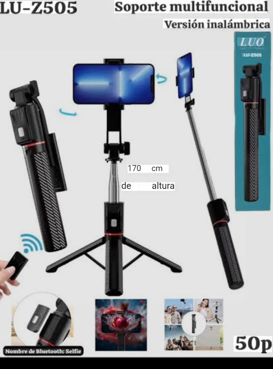 Palo selfie para transmisión en vivo LUO
LU-Z505