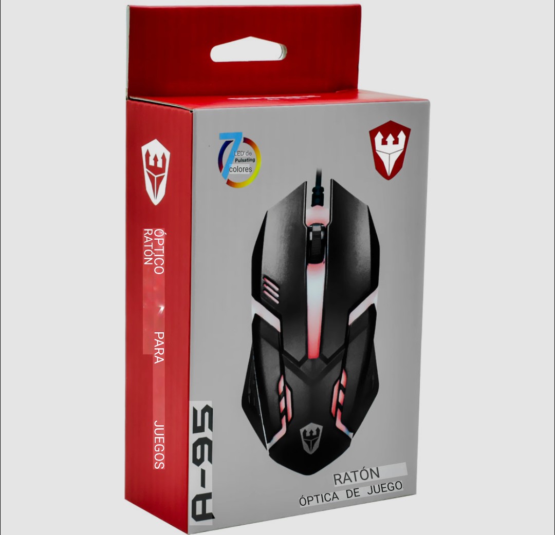 Mouse Gaming optical
A-95 Led 7 colores