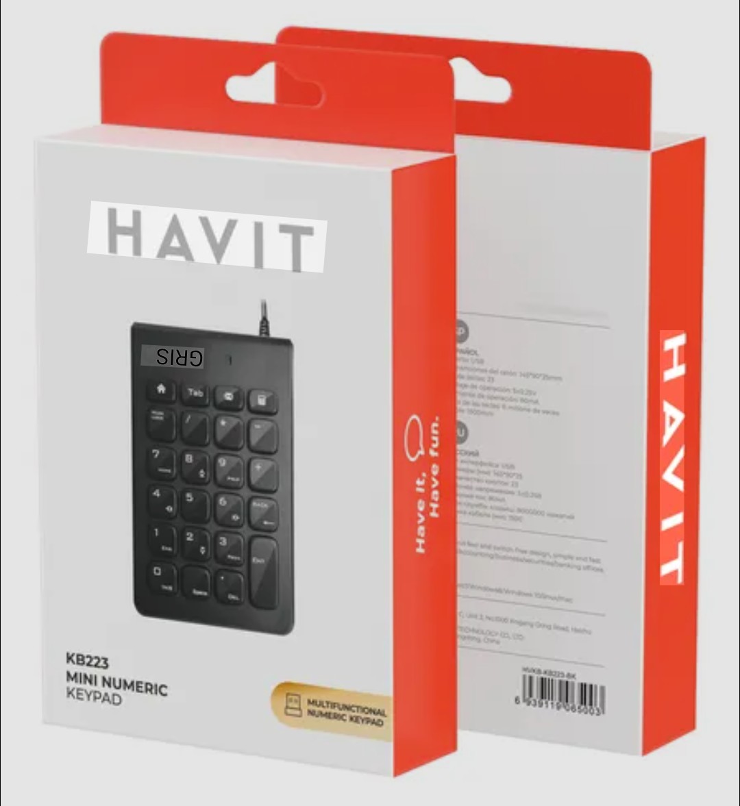 Mini teclado numérico KEYPAD
HAVIT