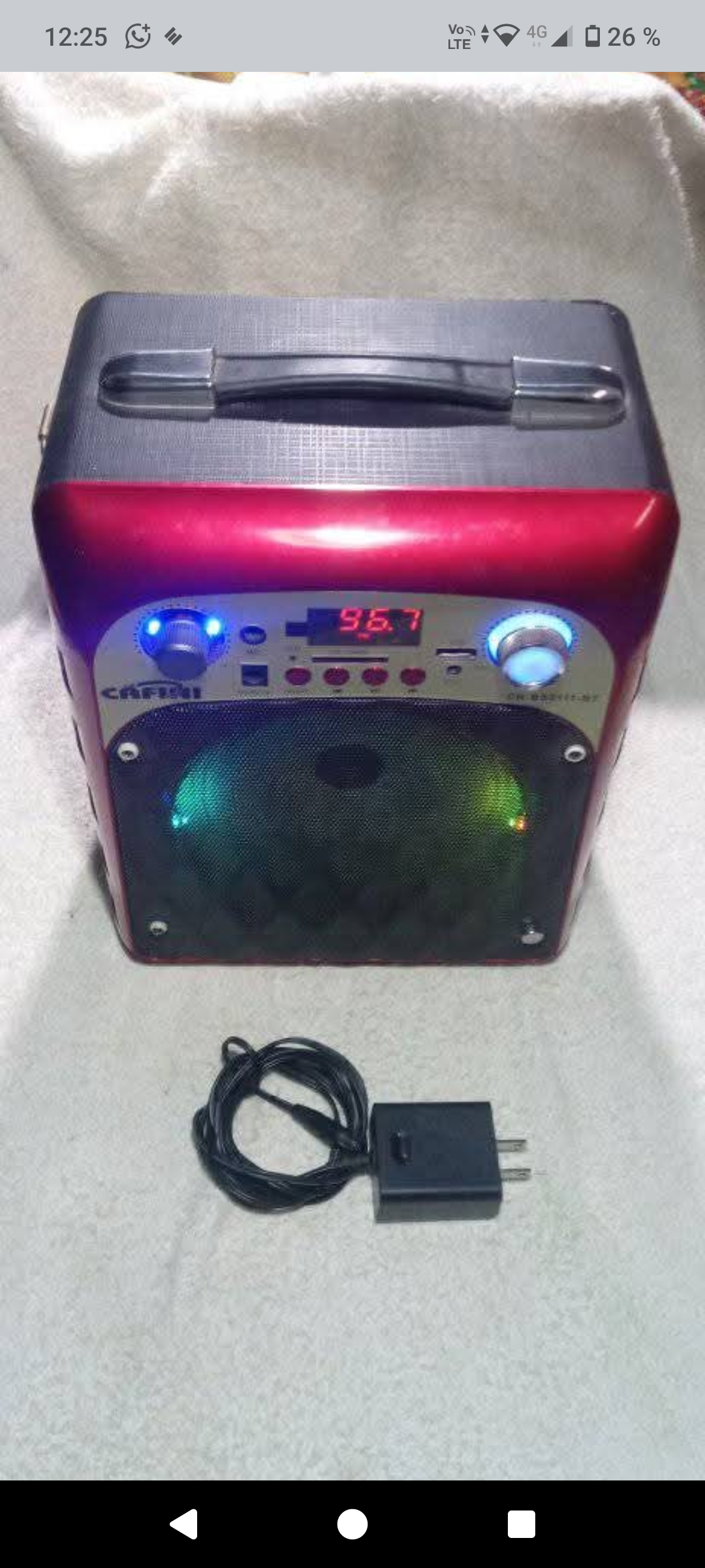 Mobile Speaker Ecopower
FM/AUX/SD MP3 PLAYER