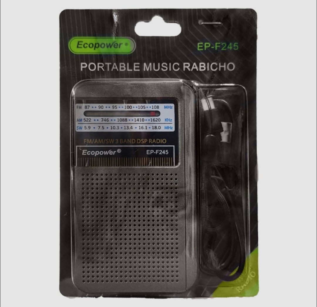 Mini radio FM/AM
Ecopower EP-F245
