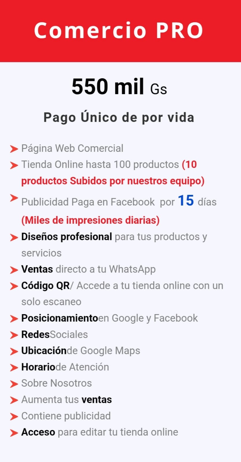 Creamos tu Pagina Web y Tienda online