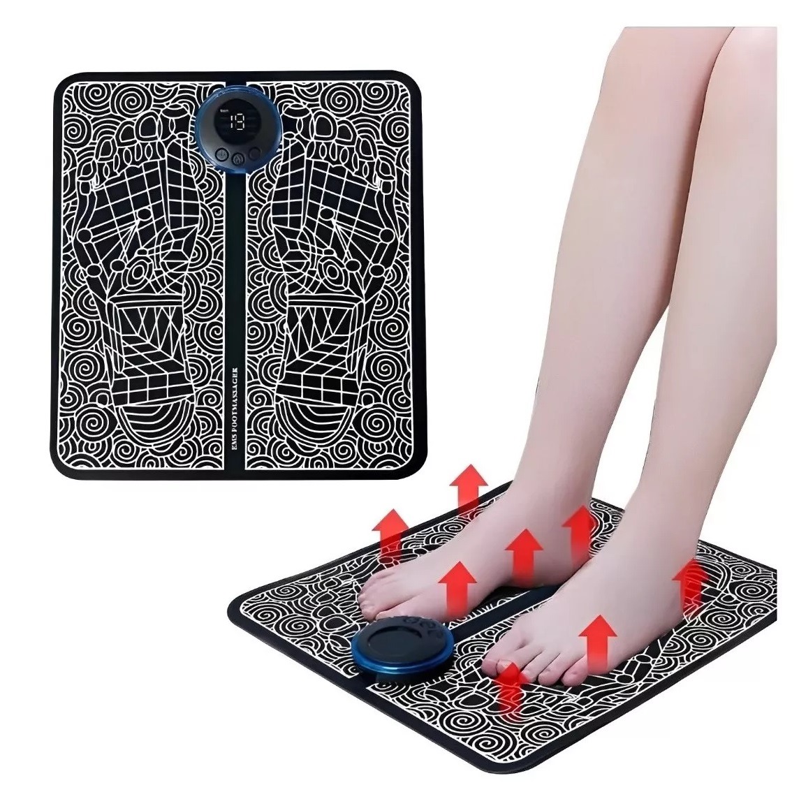 Masajeador Eléctrico para Pies – Alfombra Masajeadora Inteligente