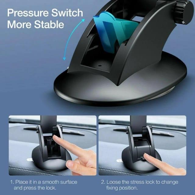 📱Base Soporte Celular con Traba de Presión – Ultra Estable y Ajustable