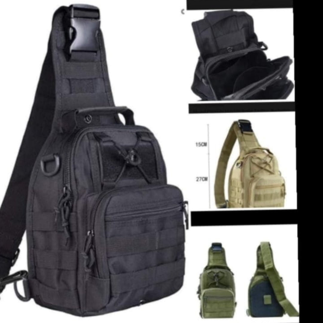 Mochila Táctica de Pecho – Compacta, Resistente y Versátil
