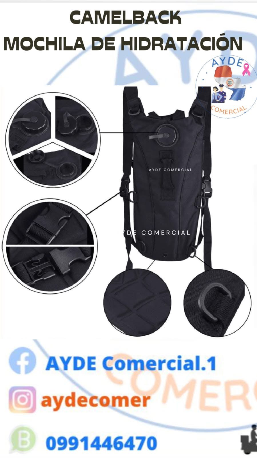 Mochila de hidratación