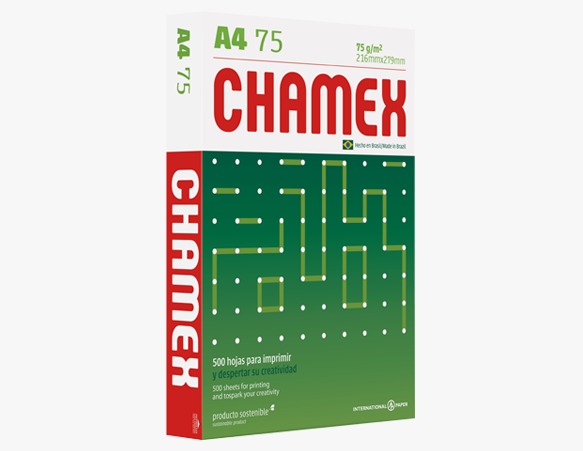 Resma de hojas A4 75 Chamex
