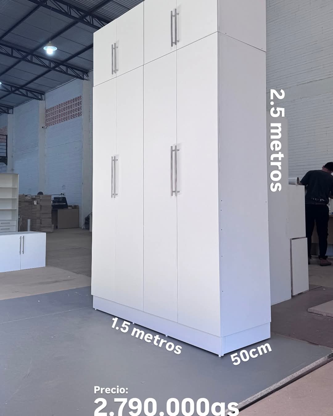 Placard  con 8  puertas