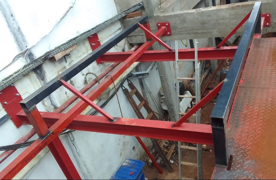 Fabricación y colocación de estructuras para entrepisos y soportes