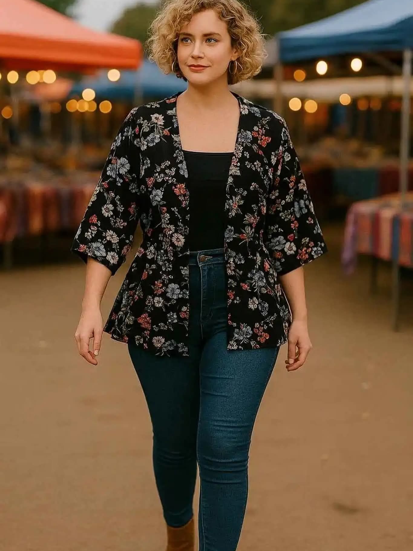 Kimono floral