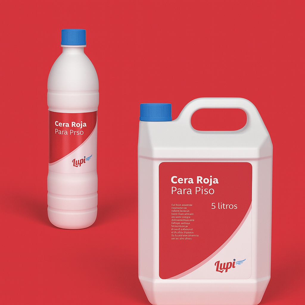 Cera Roja Lupi Para Piso