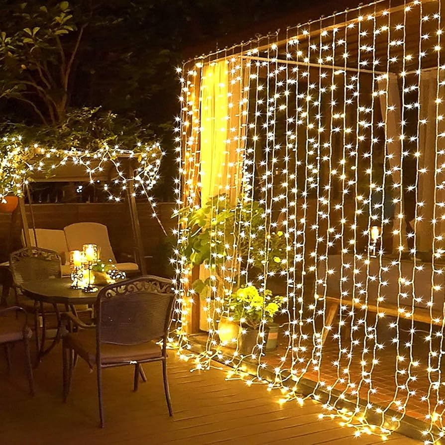 ✨Cortinas de Luces LED Amarillas ✨😍