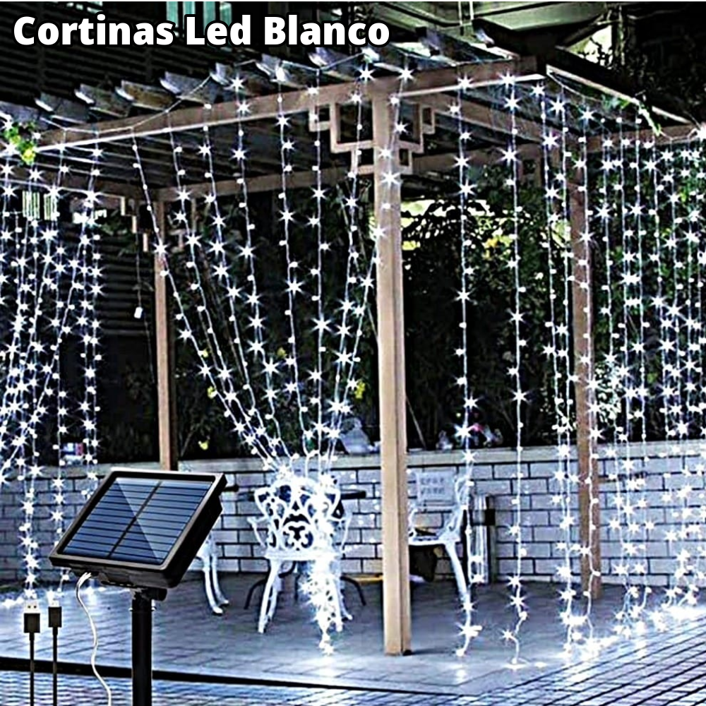 ✨Cortinas de Luces LED Blanco 😍✨