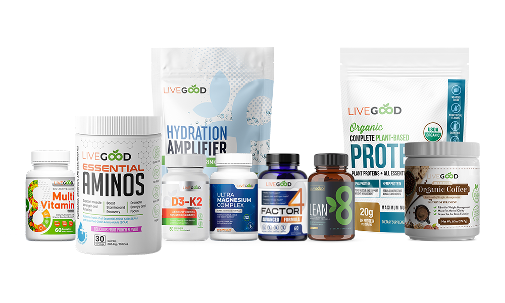 Paquete definitivo para el control de peso
1 multivitamínico completo bioactivo
1 complejo de ultra magnesio
1 D3-K2 orgánico 2000
1 Factor4
1 LEAN - Fórmula para mejorar la composición corporal
1 Café orgánico
1 amplificador de hidratación
1 Aminoácidos esenciales
1 proteína