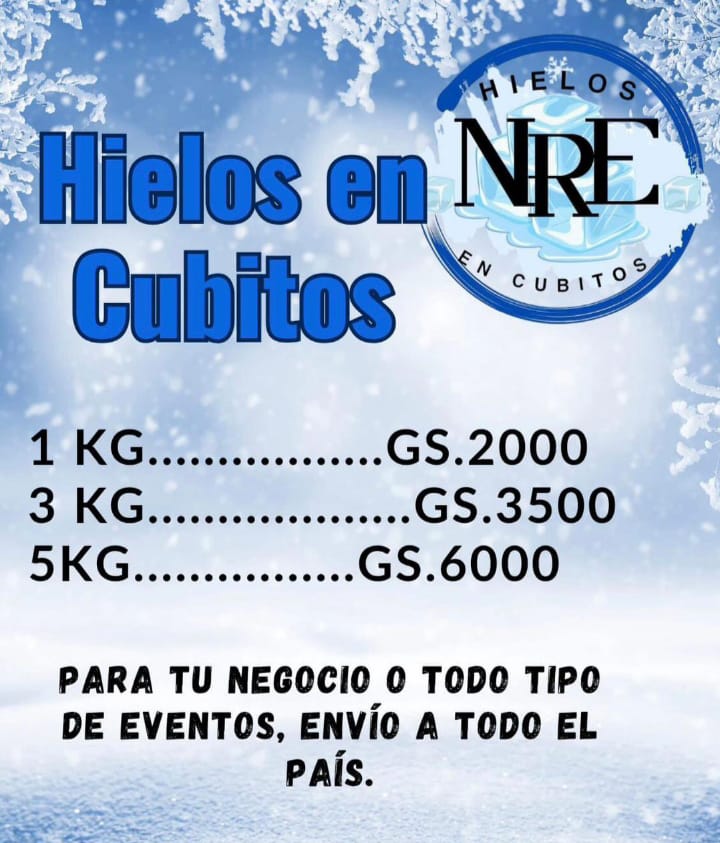 ❄️ Hielos en Cubitos NRE – Calidad y Frescura Garantizada