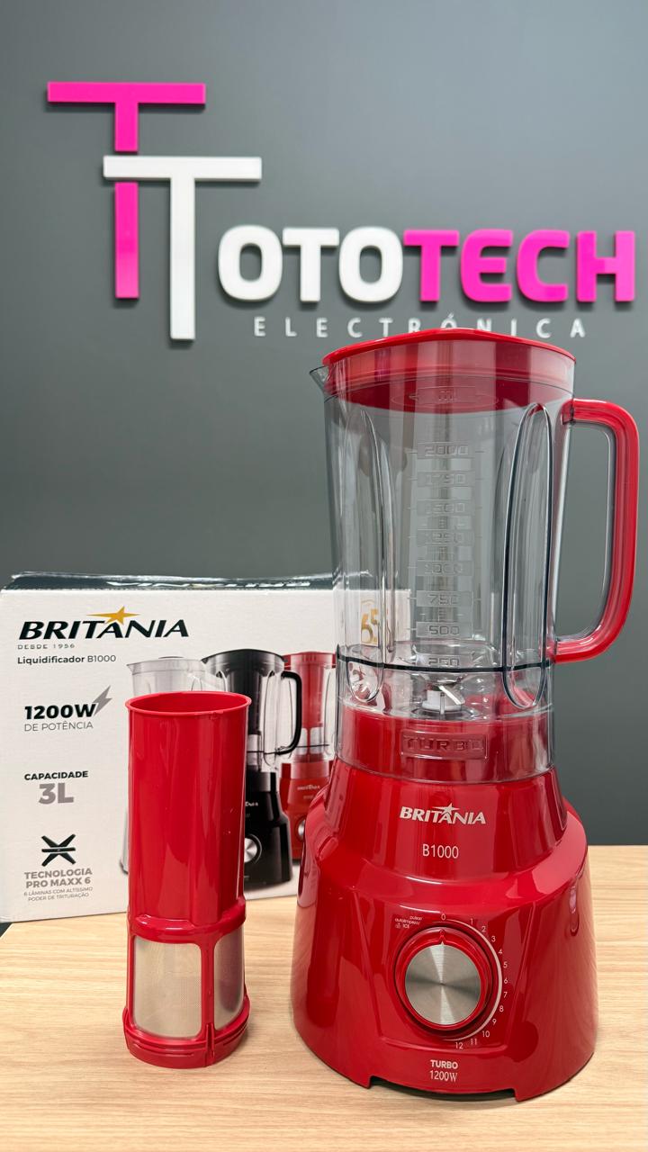 Licuadora Britania Turbo B1000 1200w/220v
