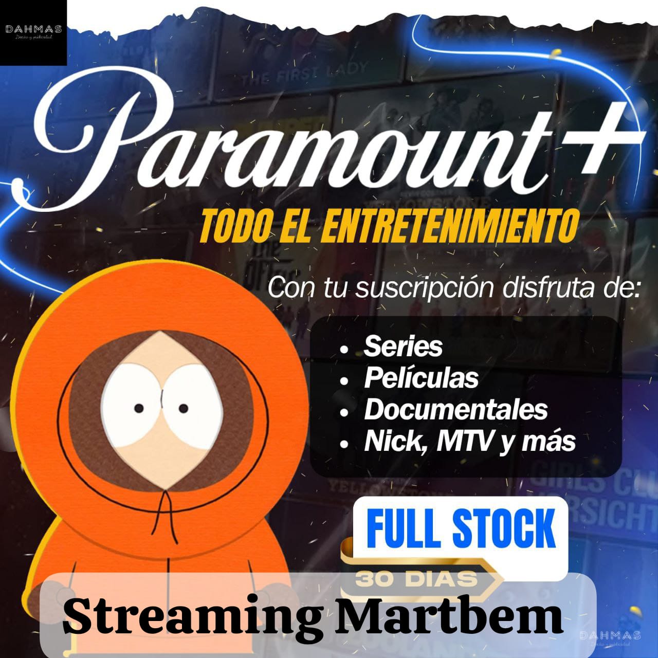 🎬 Paramount+ Cuenta Completa