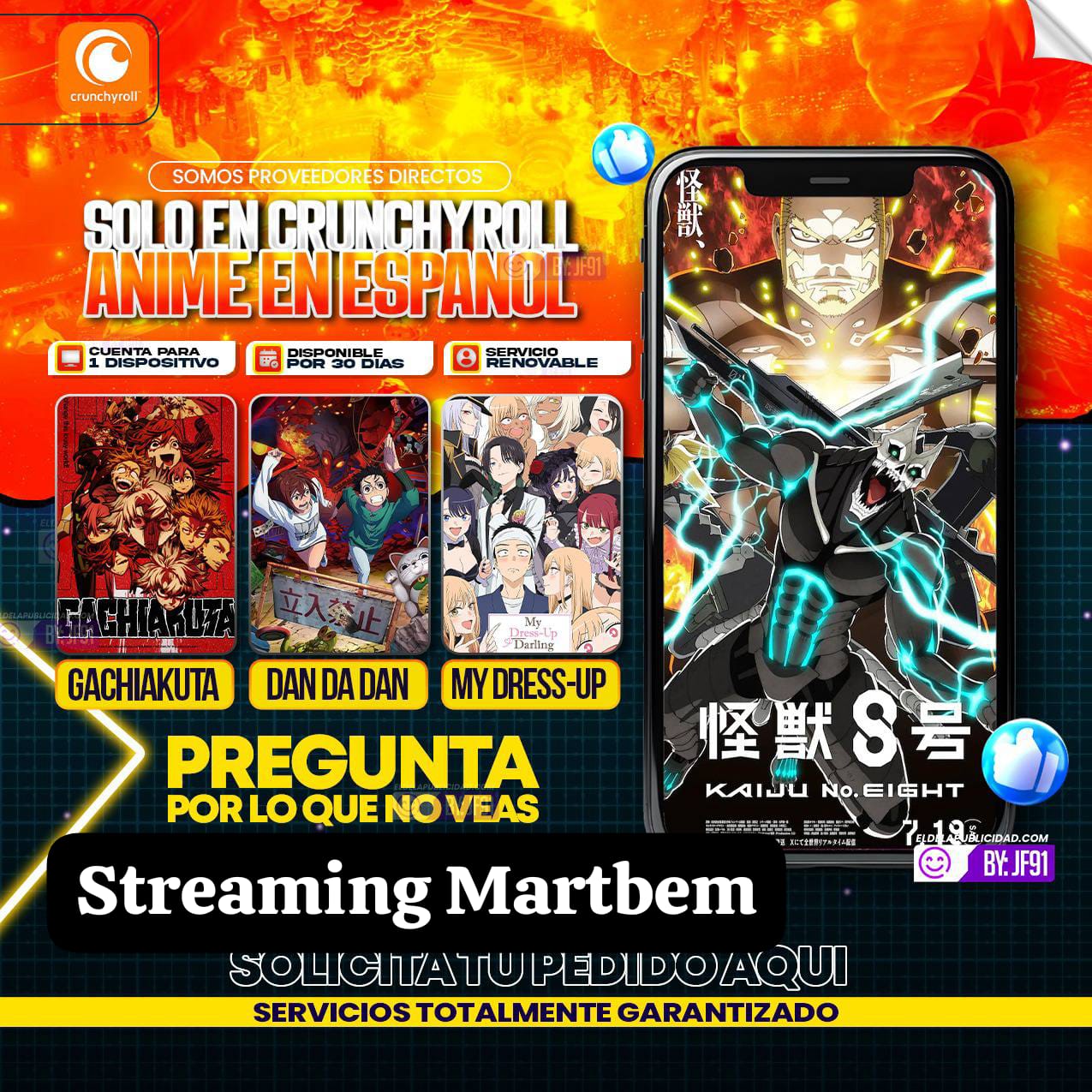 🍥 Crunchyroll – Plan Mega Fan