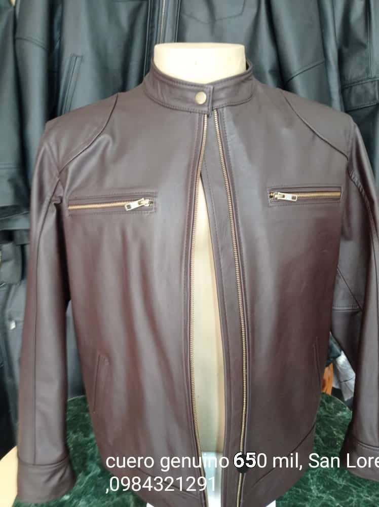 🤎 Campera de Cuero Genuino – Marrón Elegante