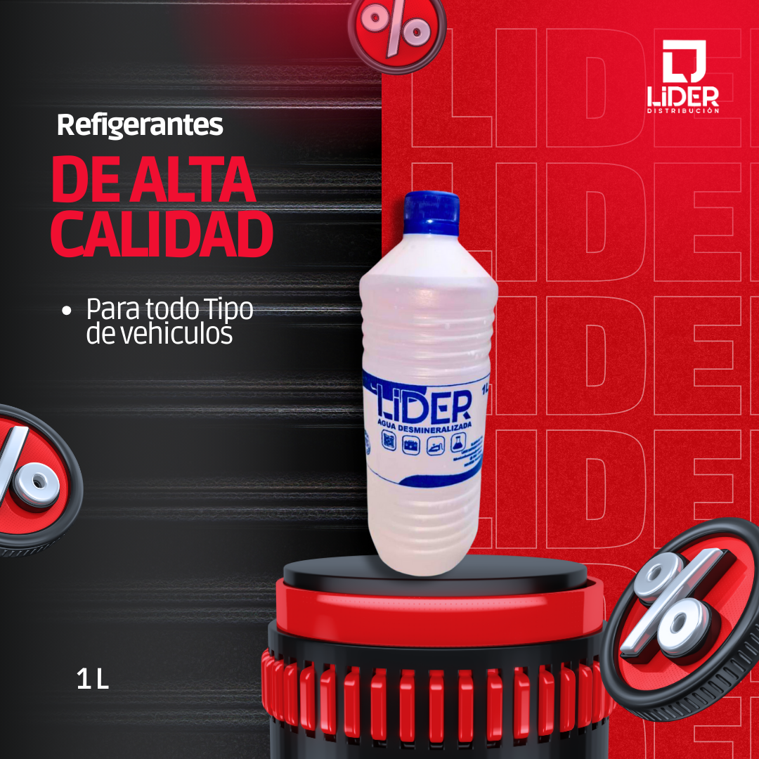 Agua Desmineralizada, Destilada y tridestilada 1 litro