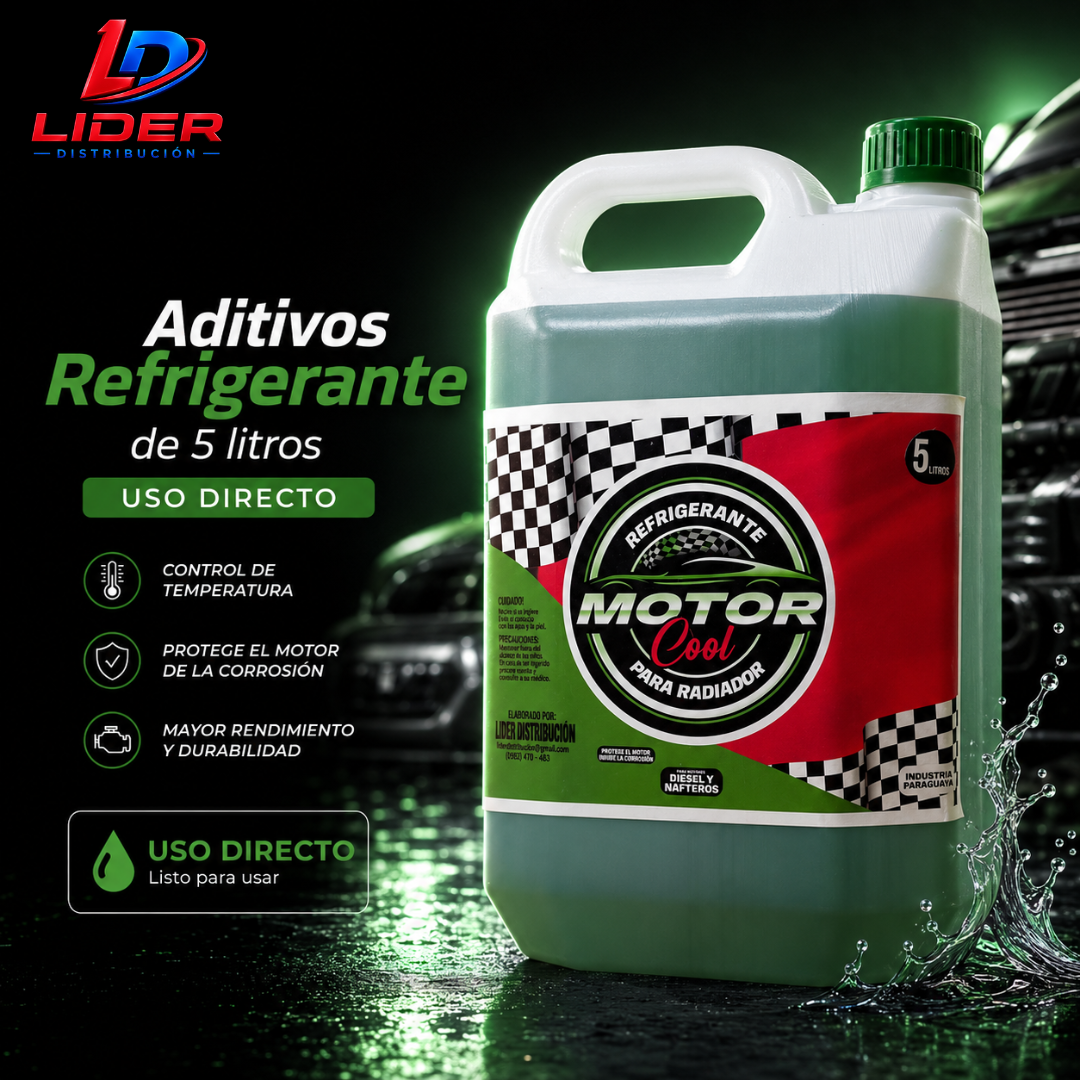 Aditivo Refrigerante Motor Cool 5L