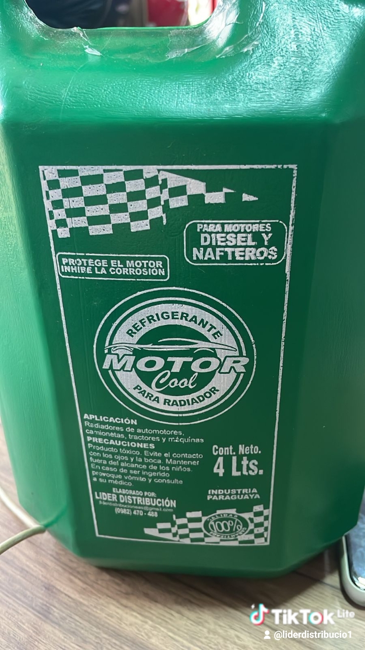 Refrigerante para radiador
