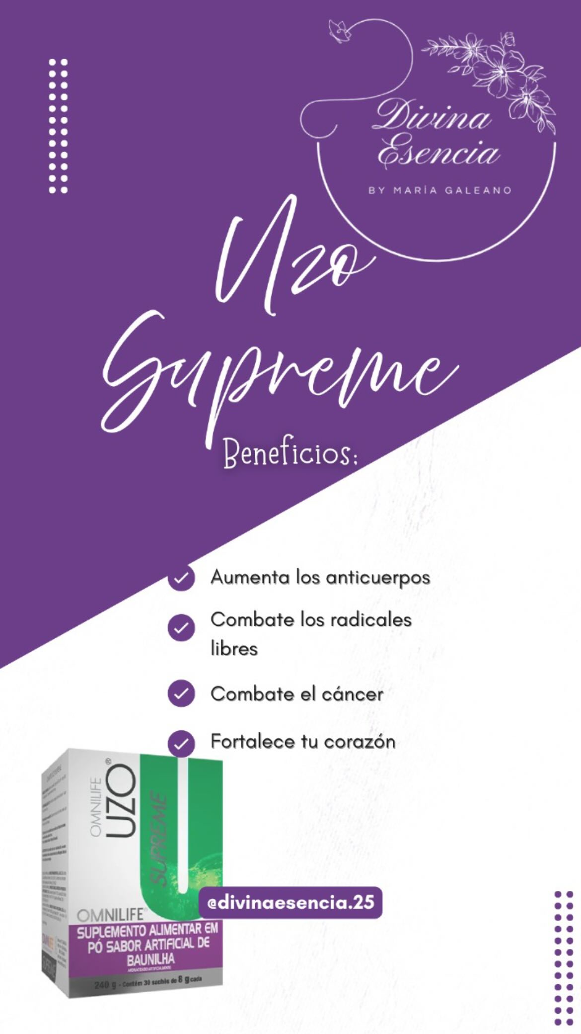 ✨ Uzo Supreme – Tu Refuerzo Natural de Energía y Salud