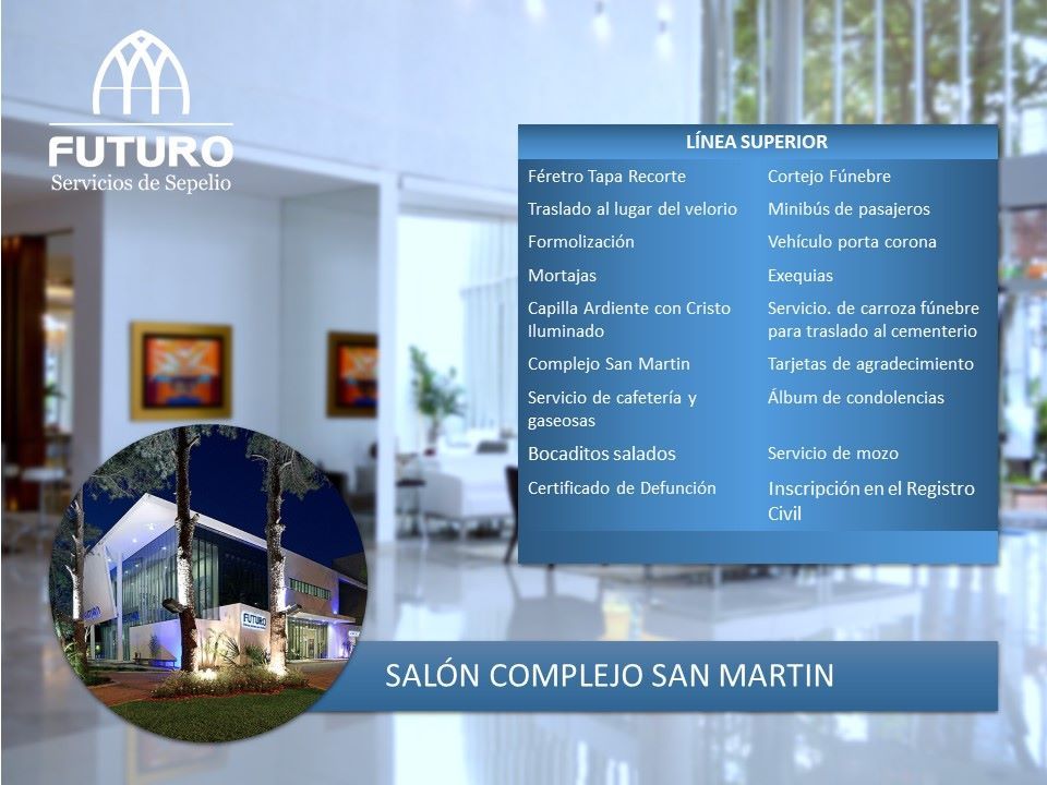 Servicios Funerarios Futuro – Línea Superior