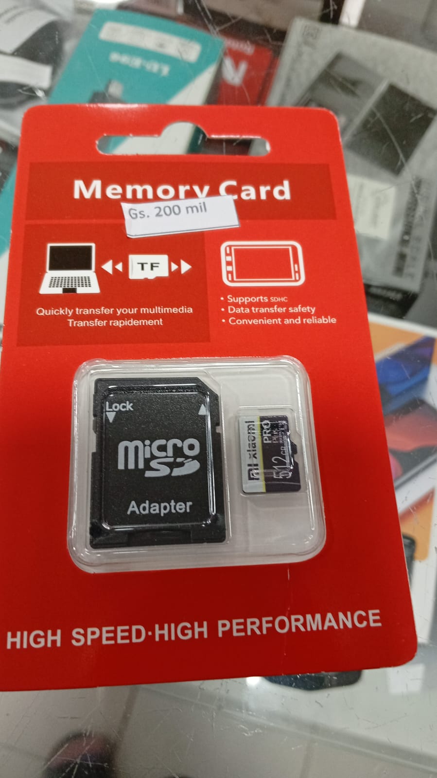 Tarjeta De Memoria Con Adaptador. 64gb