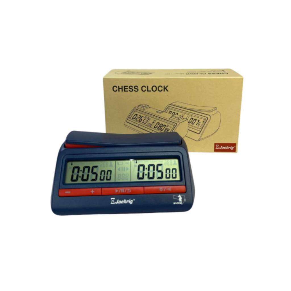 Reloj digital a cuadros